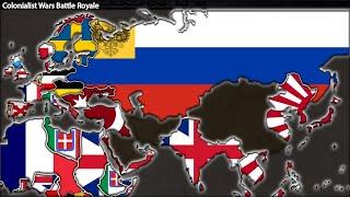Colonialist Wars Battle Royale - Hoi4 Timelapse