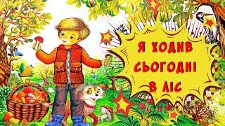 Тамара Коломієць — "Я ходив сьогодні в ліс". Вивчаємо назви грибів у віршованій формі.