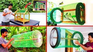 Amazing 4 Hanging Birds Cage Making ideas | How to Make Birds Cage at Your Home