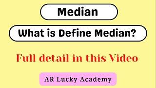 What is Median? Full detail in this Video || Median || Middle || Example ||