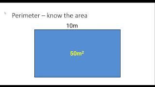 Solving Area and Perimeter Problems - Maths