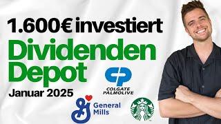 1.600€ in Aktien investiert  | Dividenden Depot Januar 2025