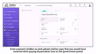 Equalisation Levy payment simple with Xebra®