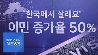 "안전하고 살기 편해요"…한국 이민 50%↑· OECD 2위 [앵커 리포트] [뉴스퍼레이드]