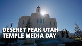 Deseret Peak Utah Temple Media Day