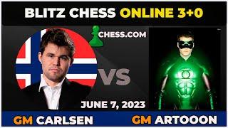 Magnus Carlsen ROAD TO 3300! | vs GM Pranesh M | Blitz Match 3+0 | ChessCom | June 7 2023