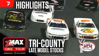 A Wild One | CARS Tour Late Model Stock Cars at Tri-County Speedway | Highlights 10/12/24