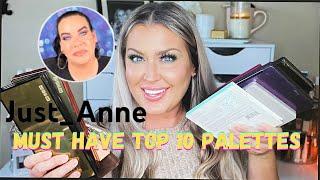 JUST_ANNE 10 EYESHADOW PALETTES I CAN’T GET RID OF | MAN I GOT EMOTIONAL | HOTMESS MOMMA MD