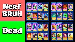 I *RANKED* the Best Decks in Clash Royale