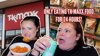 ONLY eating TK MAXX food FOR 24 HOURS!!