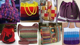 Pop trend Crochet Tote Bag || Shoulder Bags Super Neat || Crochet Bags For Beginner || Boho Chic bag