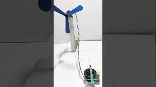Power Transfer To 12 Volt Fan Via 12 Volt Gear Motor | Tech Experiment #tech #dcmotor #experiment