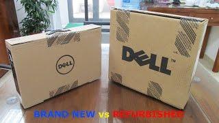 So Sánh, Phân Biệt Laptop Dell Brand New và Refurbished