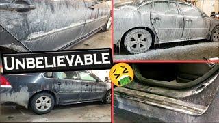 UNBELIEVABLE Cleaning of A Dirty Car for FREE! Satisfying car detailing ASMR!