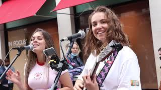 CROWDED STREET STOPS TO LISTEN | Senorita - Shawn Mendes & Camila Cabello | Allie Sherlock Cover