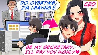 A Beautiful CEO Shows Up When I Passed Out From Overwork and then...[RomCom, Manga Dub]