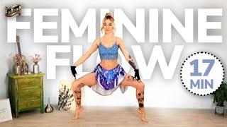 Belly Dance For Women ● 17 MIN Dance Routine for Elegance & Fitness Fluid Movements @FleXtinA