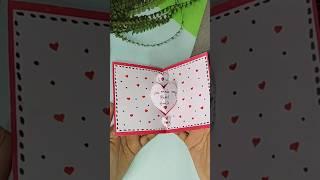 ️DIY pop-up love card️#papercrafts #love #diy #origami #satisfying #shorts #pop-upcard