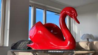 3D Printing A Life Size Swan - Builder 3D Printers