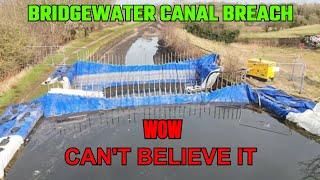 BRIDGEWATER CANAL BREACH UPDATE !!! CANT BELIEVE IT