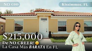 La Casa Nueva MAS ECONOMICA de TODO el MERCADO en FL  sin CDD y un bajo HOA en Kissimmee, Florida.