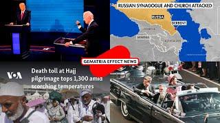 Shots fired from Russia to Columbus, the debate, Hajj deaths & ongoing tributes to JFK assassination