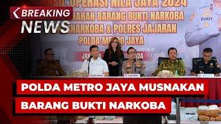 BREAKING NEWS - Polda Metro Musnahkan Bukti Narkoba Hasil Ops Nila Jaya 2024 & Update Isu Lainnya