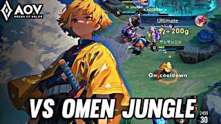 AOV : MURAD/ZENITSU GAMEPLAY | VS OMEN JUNGLE - ARENA OF VALOR LIÊNQUÂNMOBILE ROV