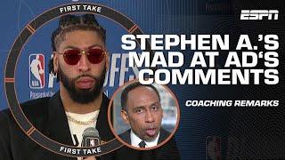 'I DON'T LIKE WHAT HE DID TO DARVIN HAM' ️ - Stephen A.'s UPSET with AD's comments! | First Take