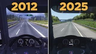 ETS2: 2012 vs 2025 - Driving Comparison