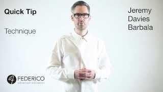 Quick tip by Jeremy Davies-Barbala at FEDERICO advanced