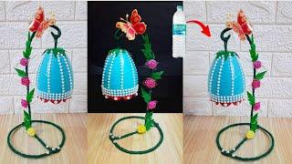 DIY Lamp made From Plastic Bottle at home | Best out of waste room decoration ideas
