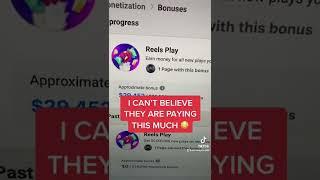 Facebook Reels Monetization Earnings Revealed  #passiveincome #facebookreels #influencermarketing