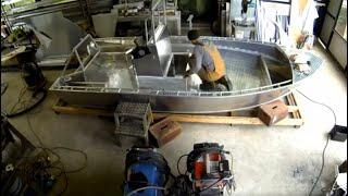 16 foot welded aluminum boat build