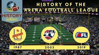 HISTORY LESSON | "HISTORY OF THE ARENA FOOTBALL LEAGUE"