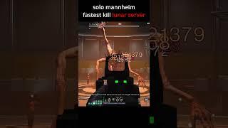 FASTEST DR MANNHEIM KILL IN LUNAR SERVER - Once Human  #oncehumangame #oncehuman