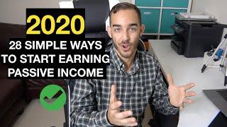28 Simple Ways to Make Passive Income || 2020 Money Making Strategies