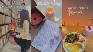 study vlog: semana de provas ‍‍