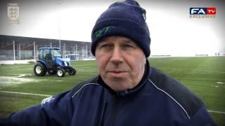 England U17 Elite: Head Groundsman talks about preparing the pitch