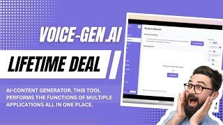 VoiceGen AI Lifetime Deal: All-In-One AI tool for Content Generation