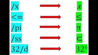 Curly x and Other Math Symbols Shortcuts in MS word (faster than insert symbol)