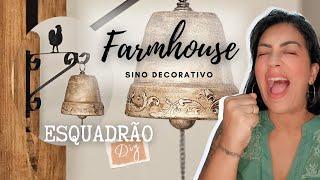 DIY | SINO FARMHOUSE DO LIXO AO LUXO | ESQUADRÃO DIY INSPIRADO NO CANAL PRI ART DECORAÇÕES