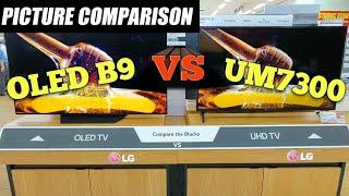 Picture Comparison OLED vs UHD TV 4K