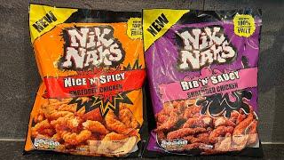 NEW Nik Naks Shredded Chicken Rib N Saucy Review , Nik Naks Shredded Chicken Nice N Spicy Review