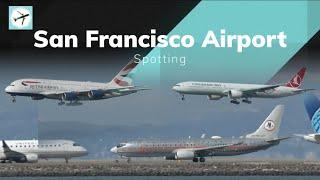 A380, B773ER, B789, B772ER, B739ER, B738, B737, CRJ-700 | San Francisco Airport | Spotting