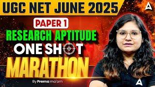UGC NET Paper 1 Marathon Class | Research Aptitude One shot Marathon By Prerna ma'am