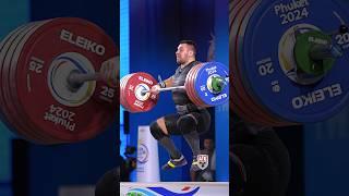 Yauheni “Air” Tsikhantsou (102kg Belarus) 217kg / 478lbs C&J Slow Motion! #weightlifting