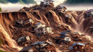 LANDSLIDE IN SWITZERLAND. Entire village covered in earth