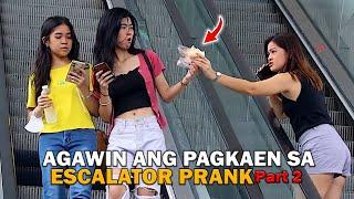 Buraot sa Escalator Prank "Inagaw ang Pagkaen" PART 2