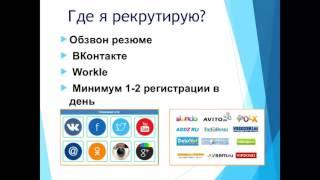 Рекрутинг  Методы и фишки  Елена Шаброва  30 09 2015